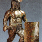 Doc 45. Statuette de bronze, musée d'Arles. Secutor.