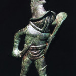 statuette mirmillon bronze Blandain, Cocriamont Hainaut (BE) (Dufrasnes 2004)